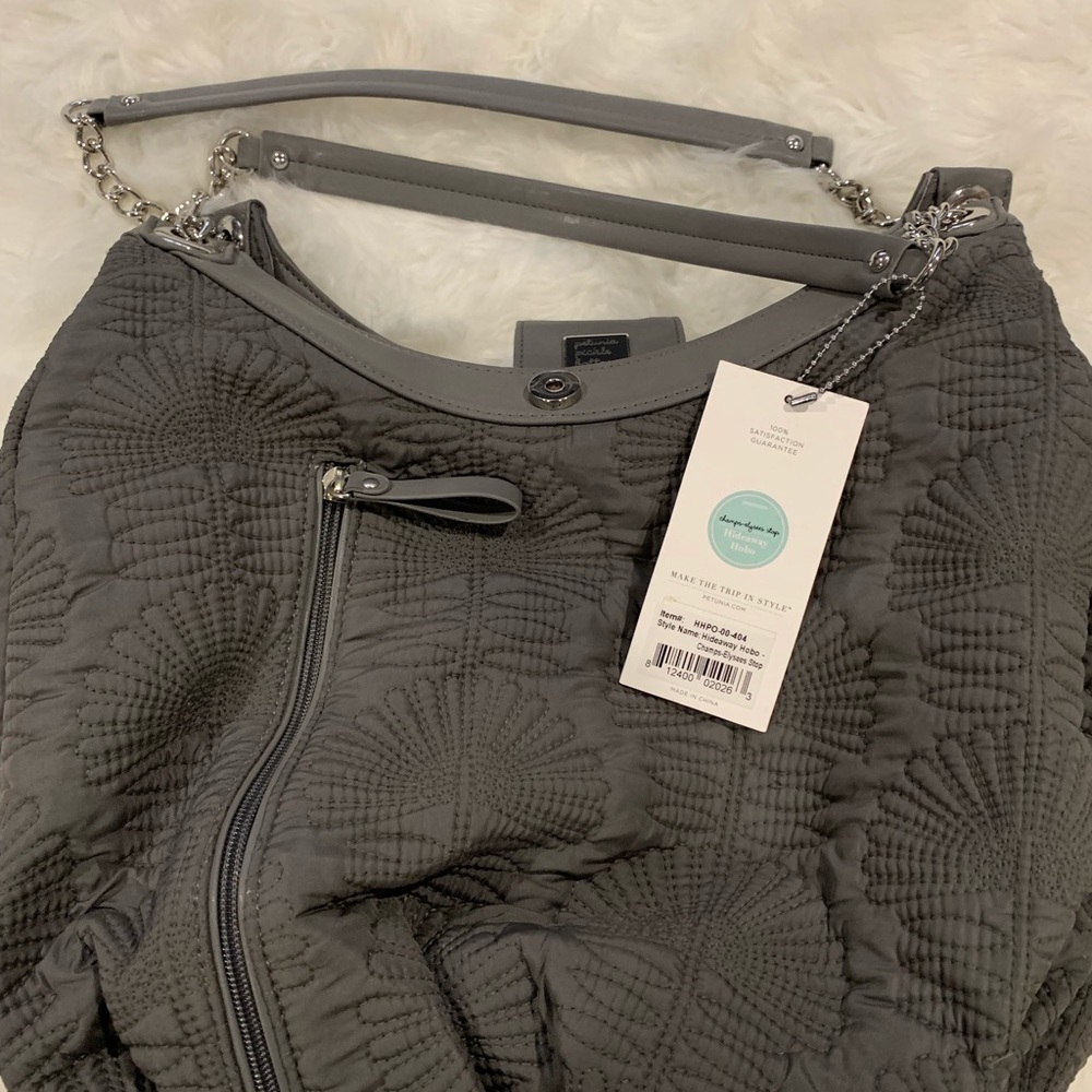 Petunia Pickle Bottom Hideaway Hobo Diaper Bag